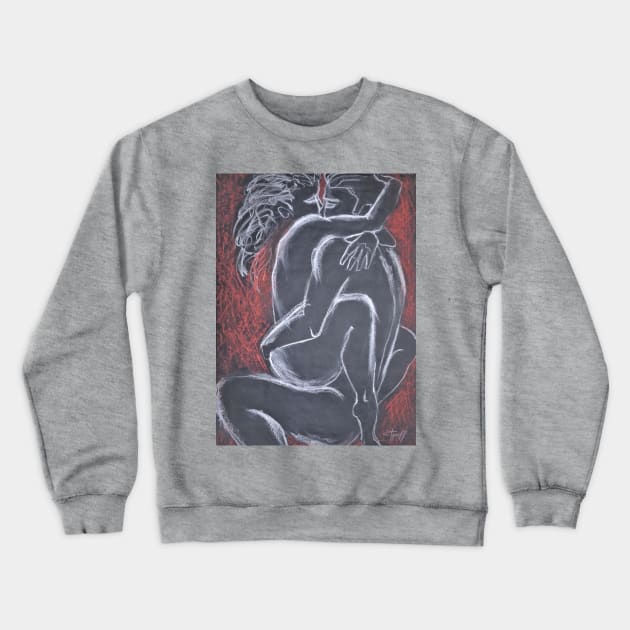 Lovers - Hot Night 3 Crewneck Sweatshirt by CarmenT